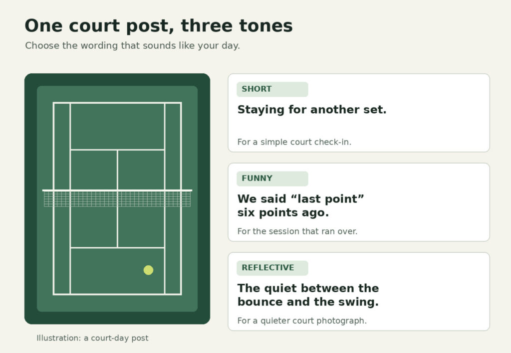 137 Tennis Instagram Captions for Every Kind of Court Day