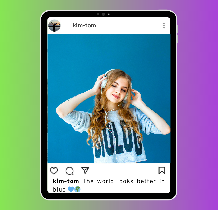 Blue Color Captions for Instagram for Girl