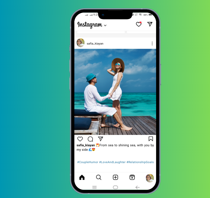 couple on beach