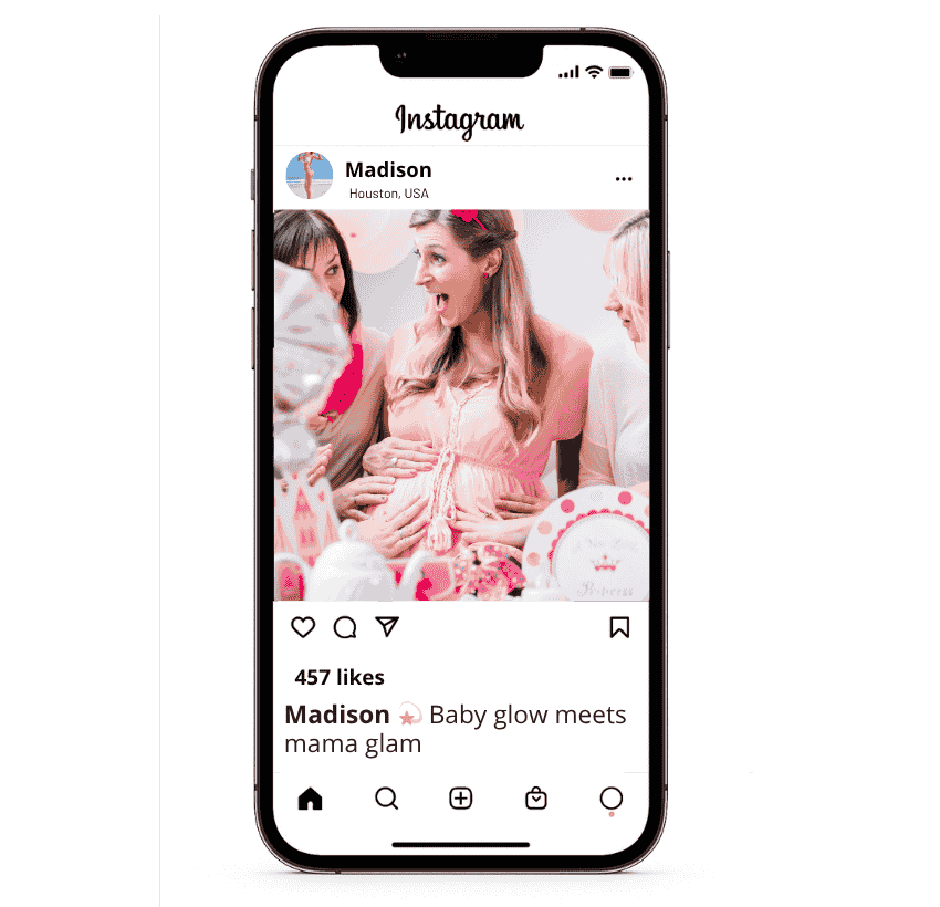 Didascalie per il trucco della doccia per bambini per Instagram