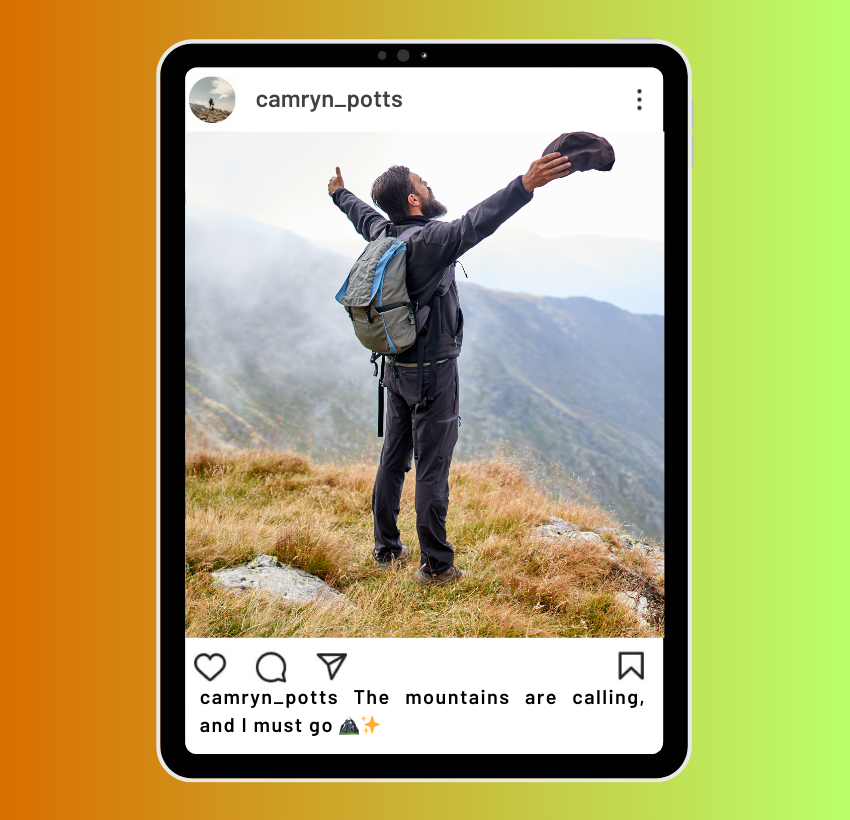 Badass Hiking Captions