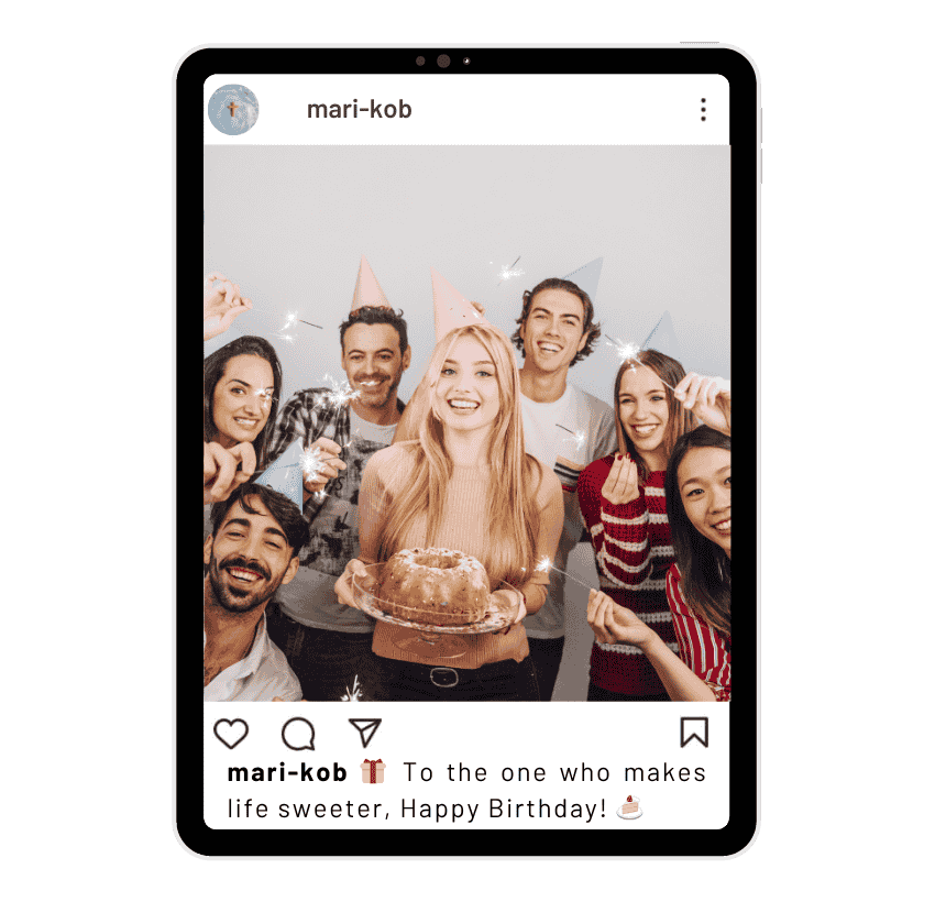 Légendes d'anniversaire pour Instagram pour ami(e)