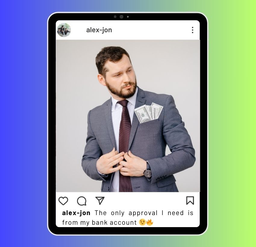 Boss Babe Vertrauen Bildunterschriften