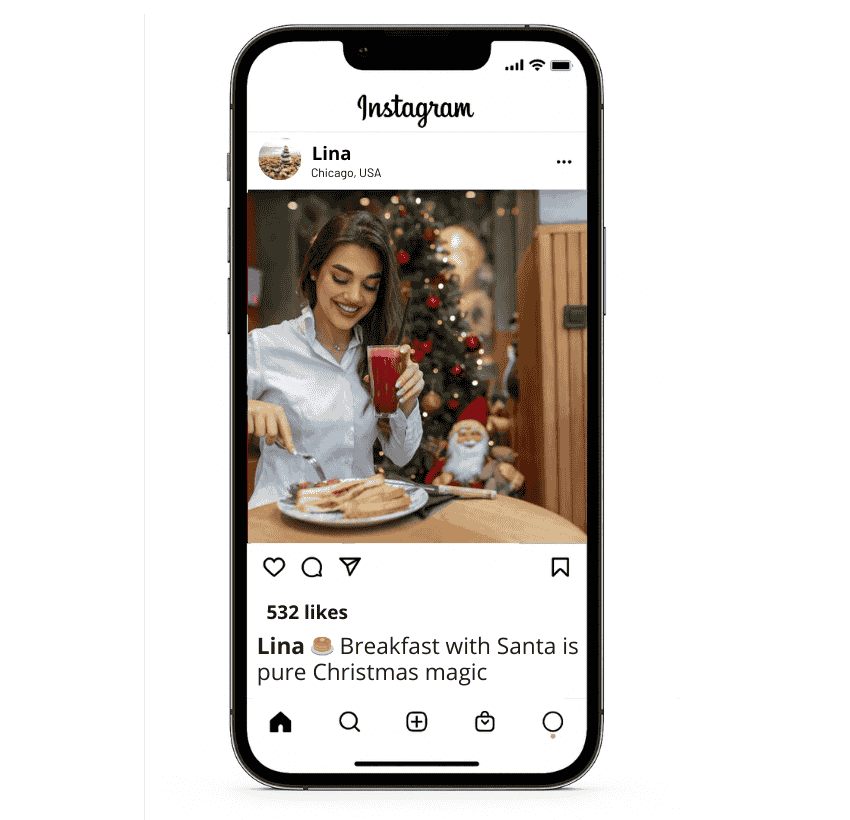 Breakfast with Santa Instagram Captions