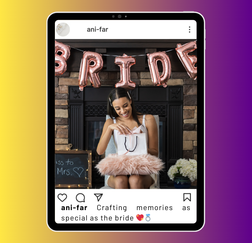 Bridal Shower Captions for DIY-Themed Showers