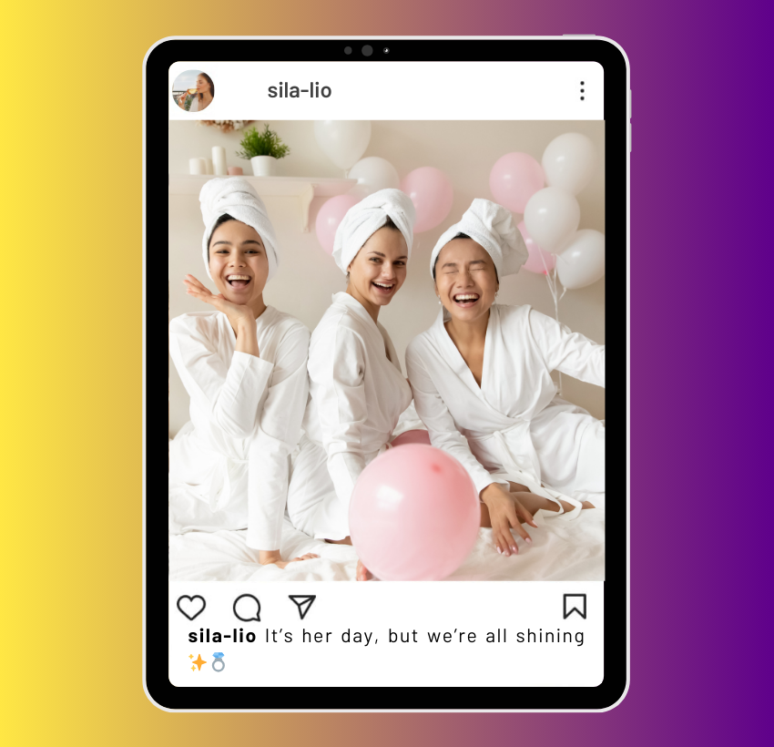 Bridal Shower Instagram Captions for Friends