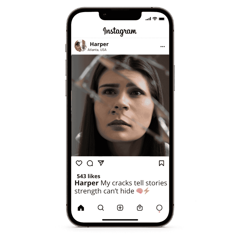 Broken Mirror Captions For Instagram