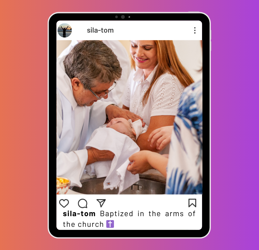 Bautismo católico Instagram Leyendas