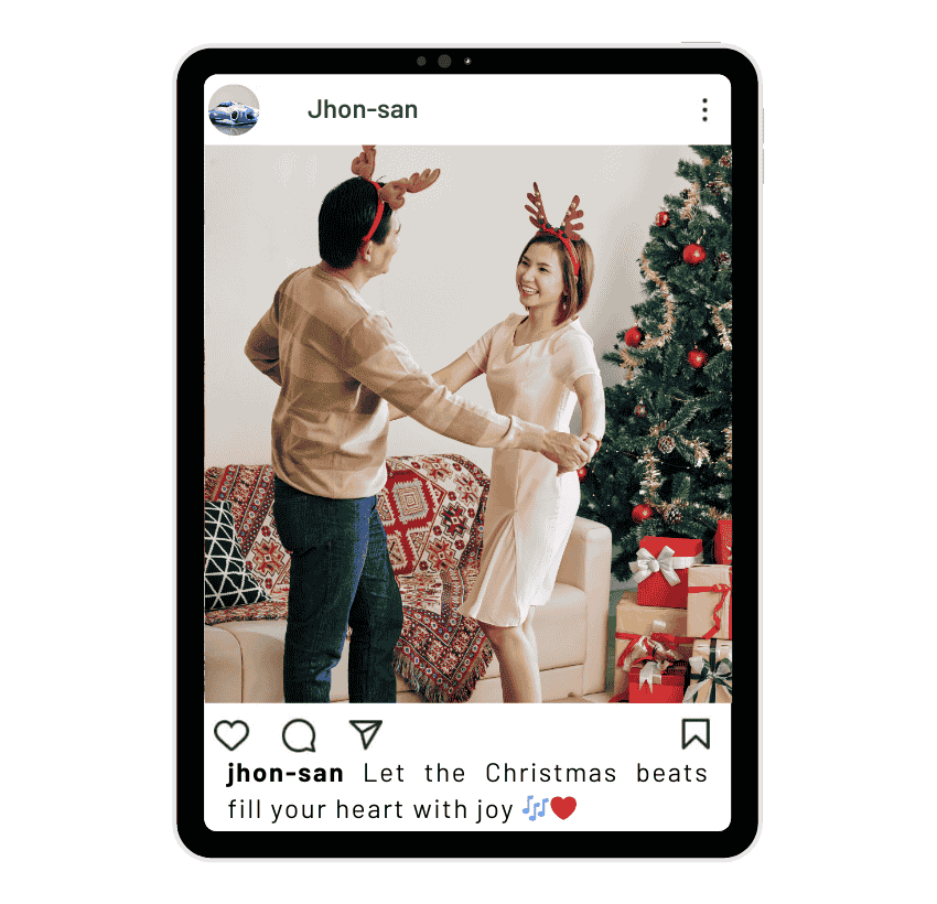 Christmas Dance Captions for Instagram