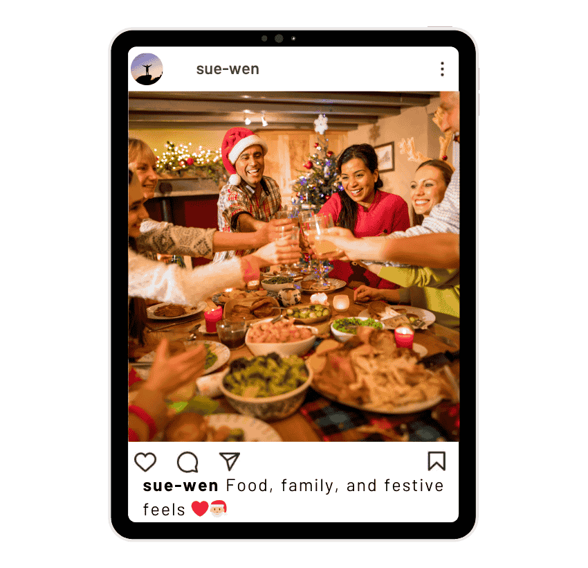 Christmas Food Captions for Instagram