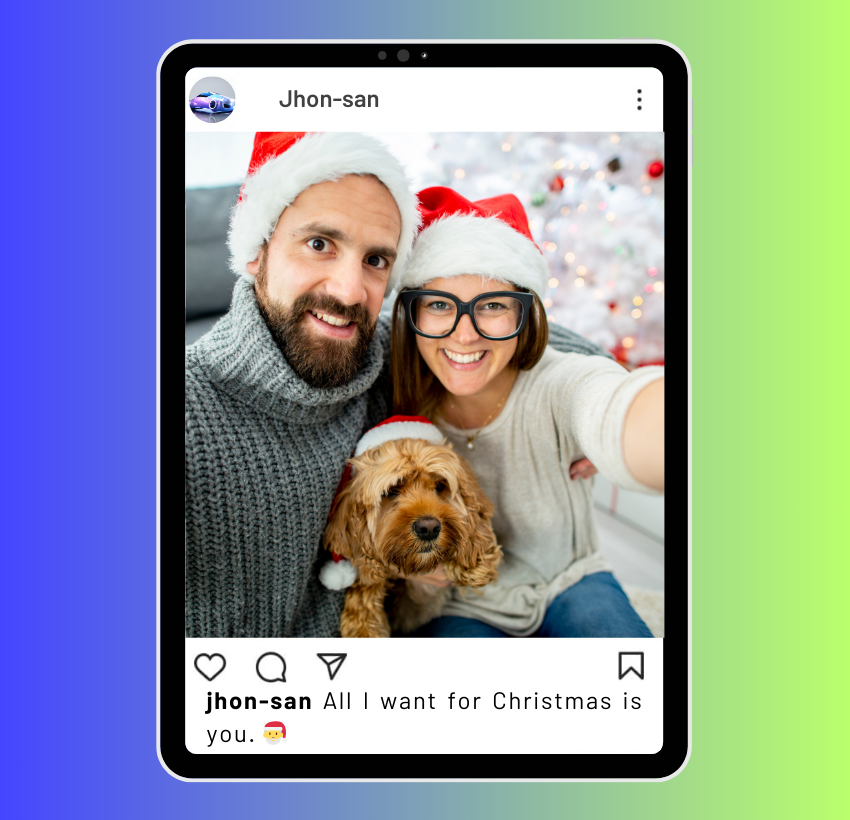 Weihnachten Instagram Beschriftungen für Selfies