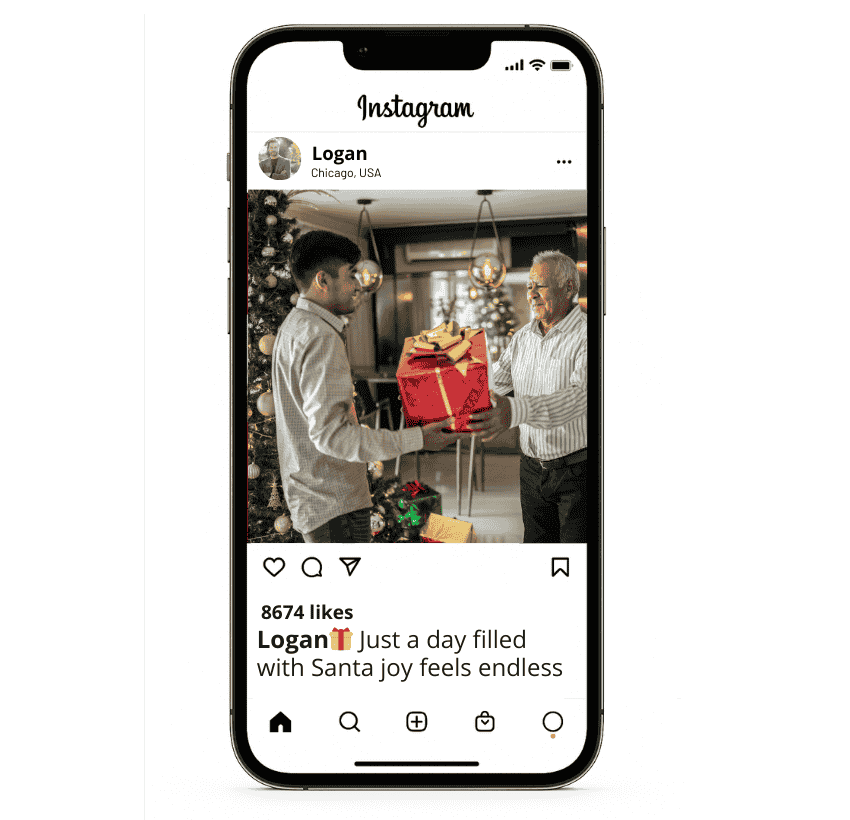 Christmas Santa Instagram Captions