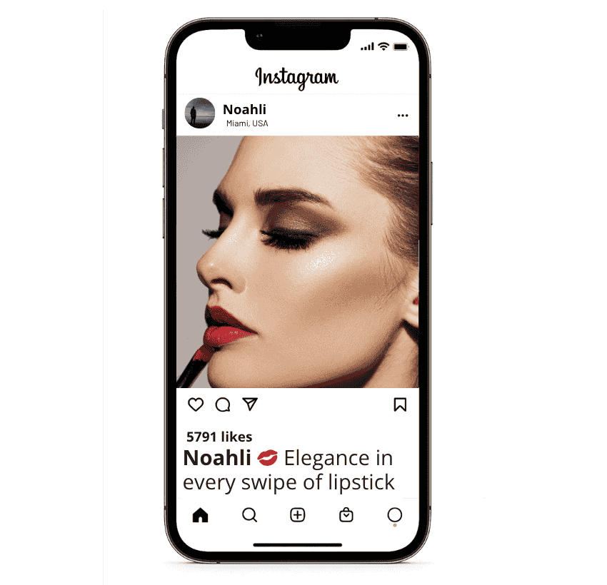 Didascalie di classe per il trucco Instagram