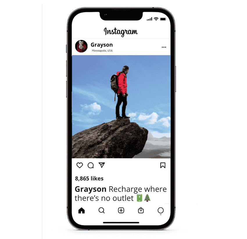 Legendas inteligentes de caminhadas para Instagram