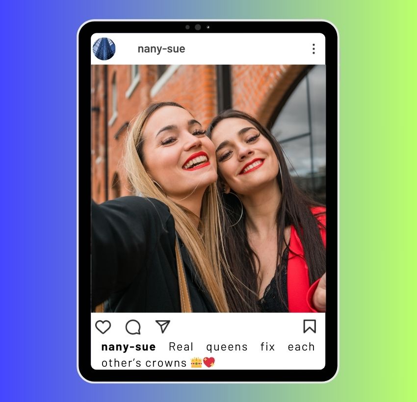Clever Instagram Captions for Friends