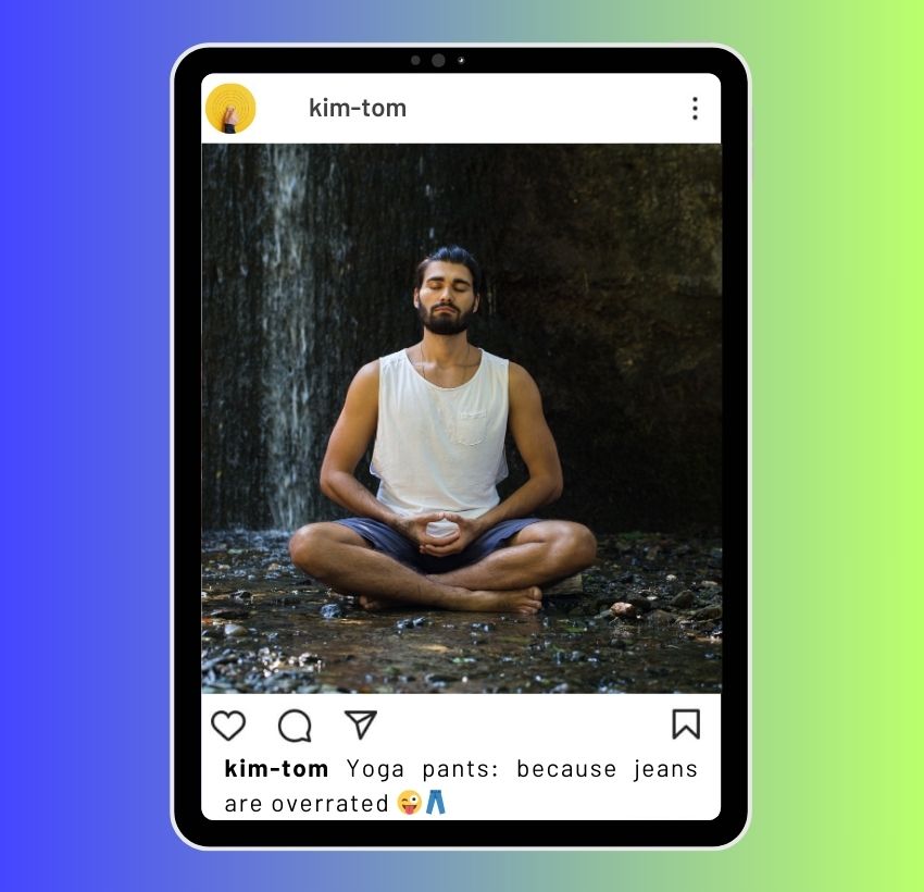 Clever Yoga Captions for Instagram