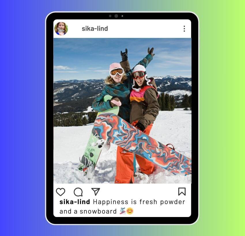 Colorado Snowboarding Instagram Captions