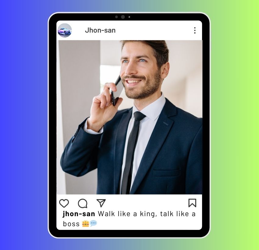 Selbstbewusste Untertitel für Instagram für Jungen
