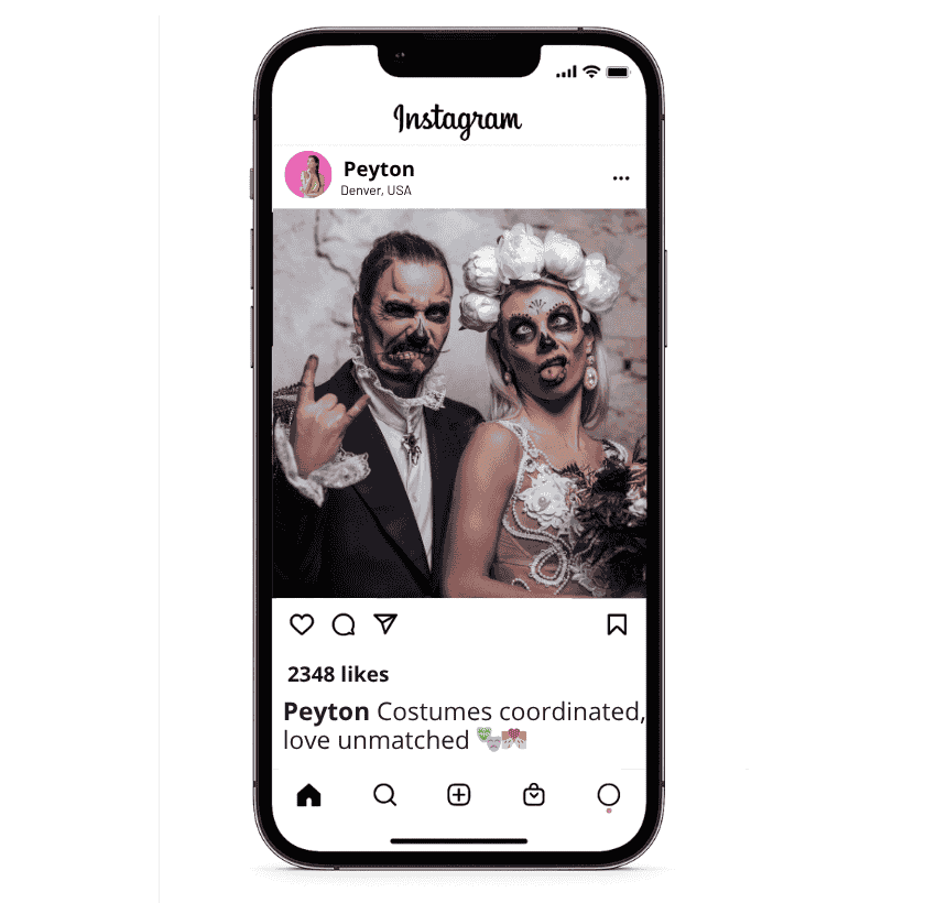 Couples Halloween Instagram Captions