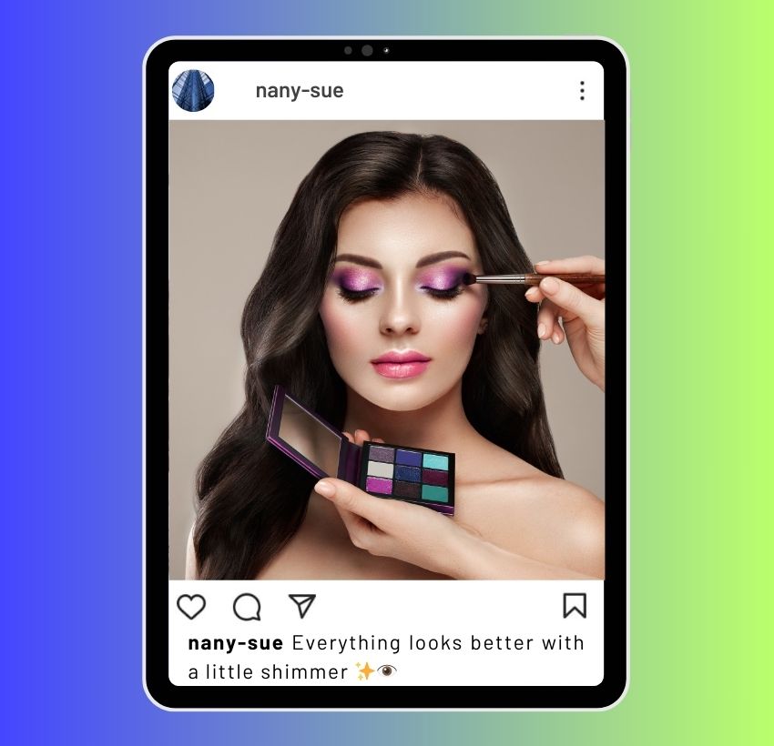 Creative Eye Makeup Captions for Instagram