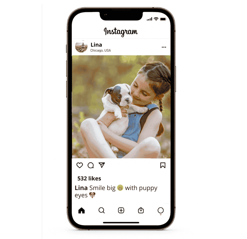 Didascalie casuali carine di Instagram