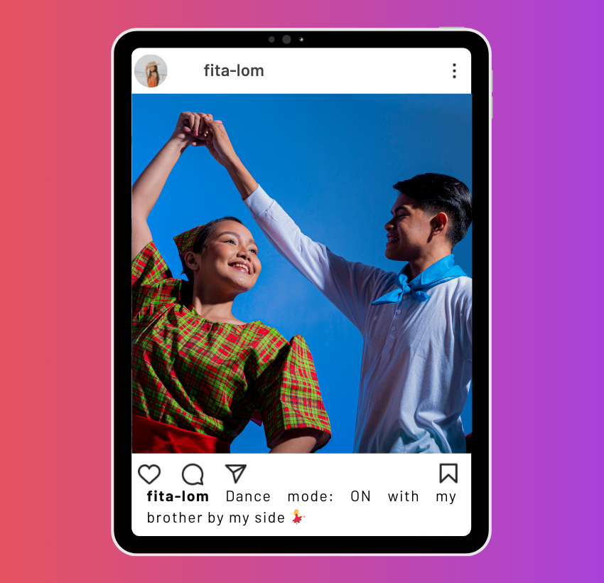 Tanz mit Bruder Untertitel für Instagram