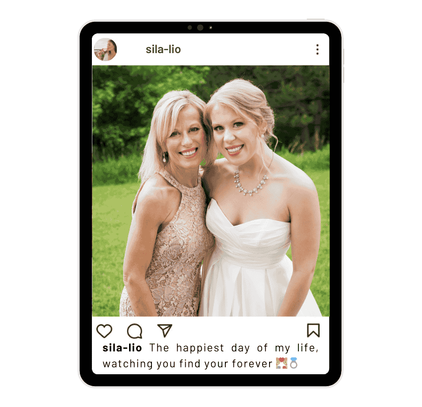 Leyendas de bodas de hijas para Instagram