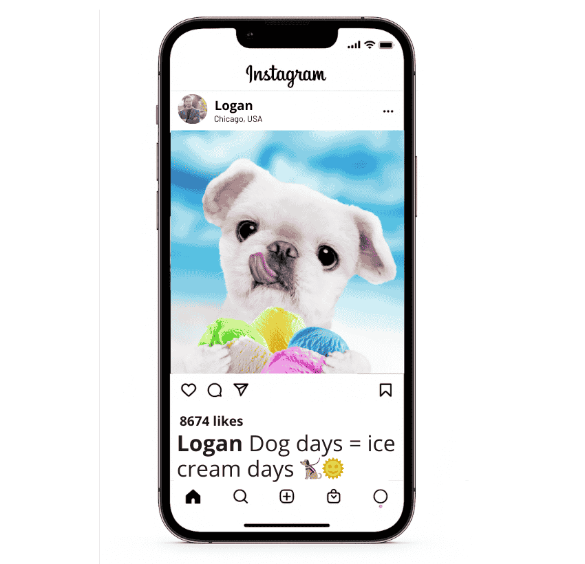 Dog Ice Cream Instagram Captions