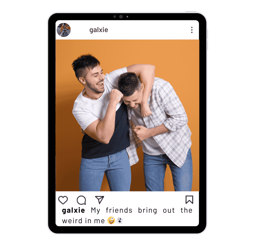 Edgy Instagram Captions for Friends