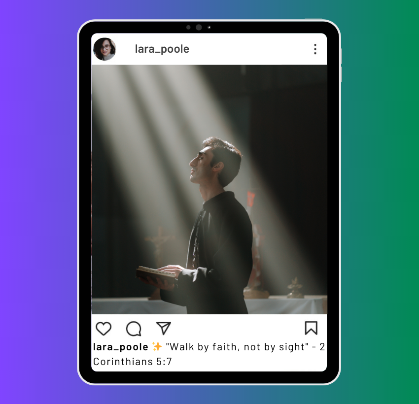 Versets bibliques de la foi pour les légendes de Instagram