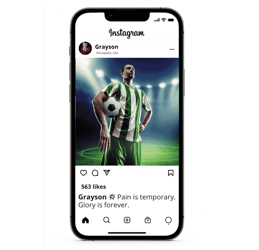 Football Motivational Captions for Instagram