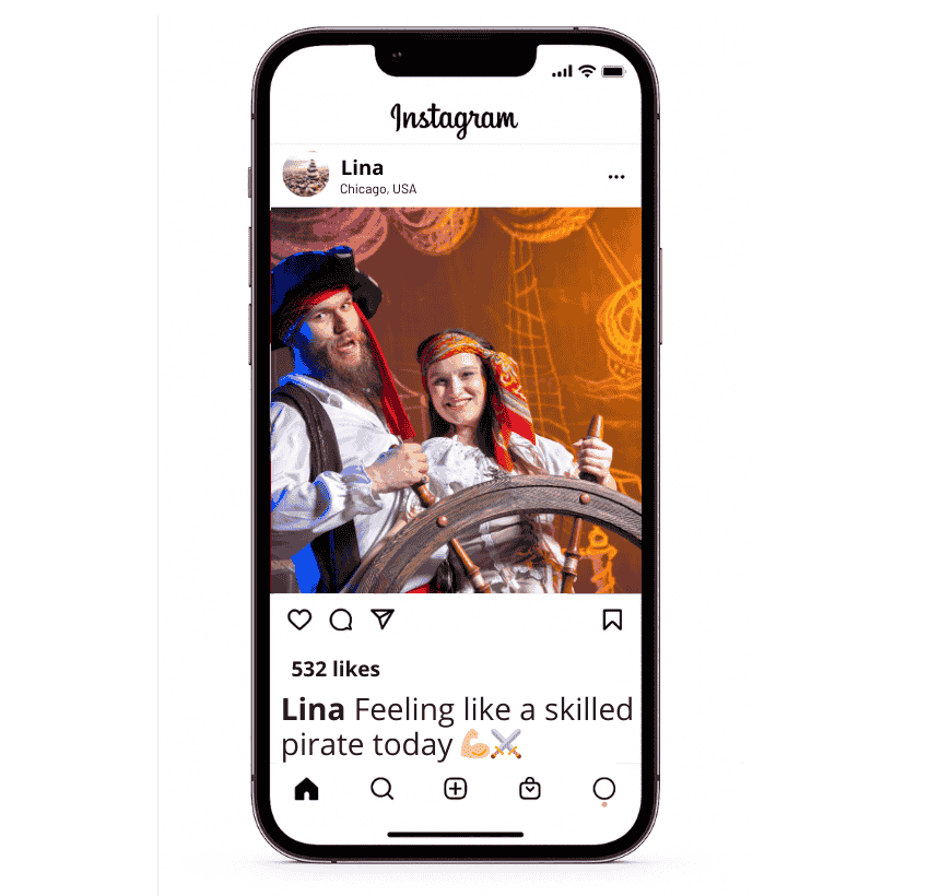 Funny Pirate Captions for Instagram