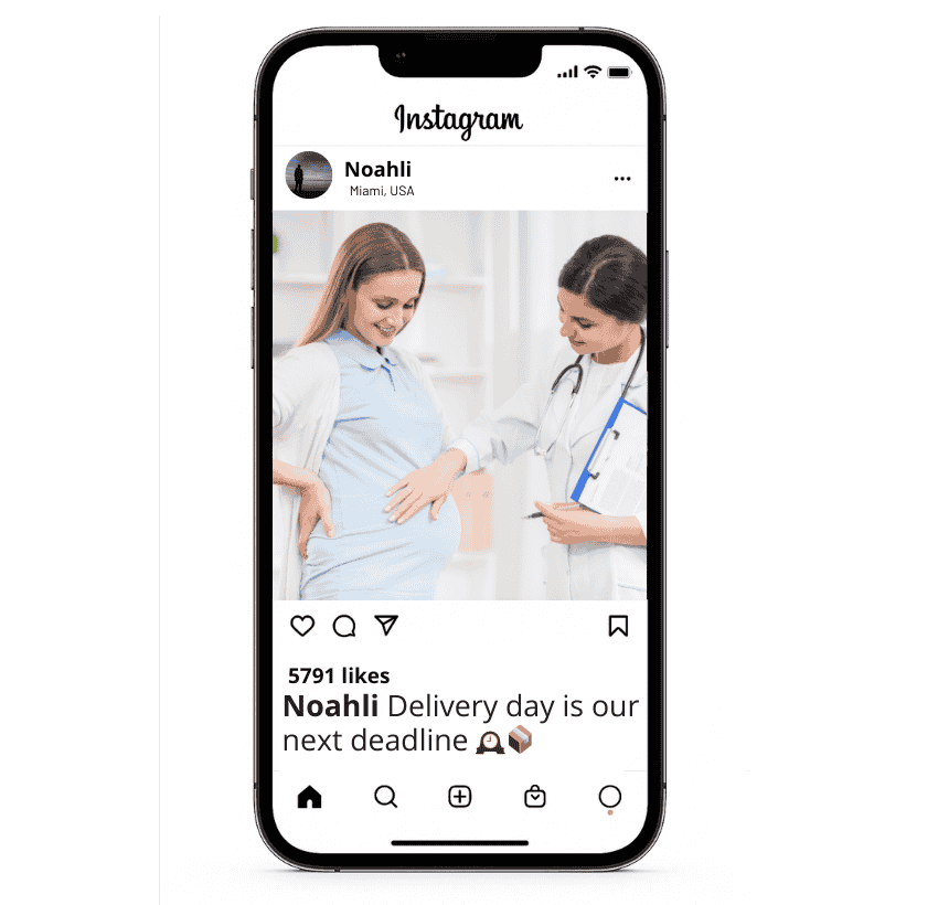 Funny Pregnancy Announcement Captions for Instagram