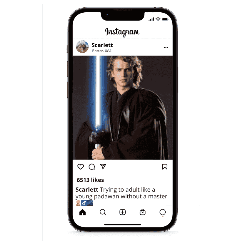 Funny Star Wars Instagram Captions
