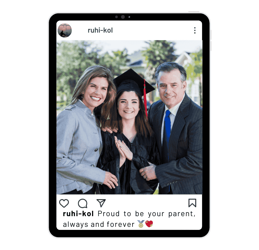 Graduación Instagram Leyendas para la hija