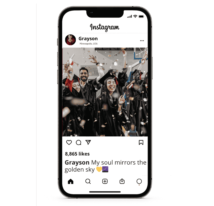 Fiesta de graduación Instagram captions