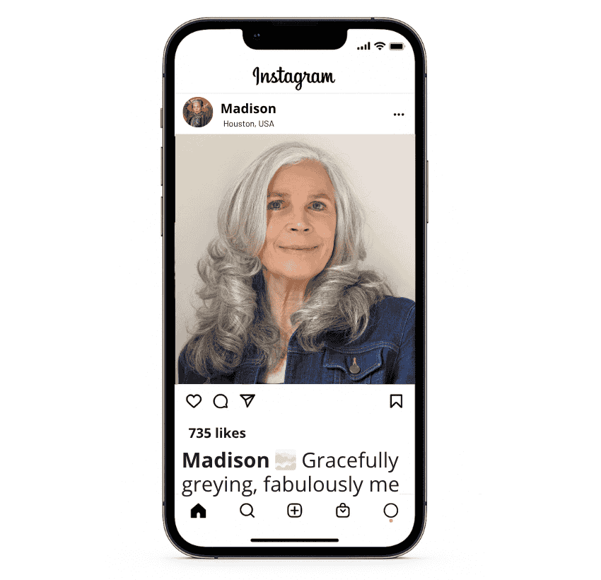 Legendas de cabelos grisalhos para o Instagram
