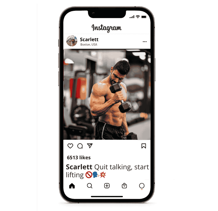Didascalie della vita in palestra per Instagram