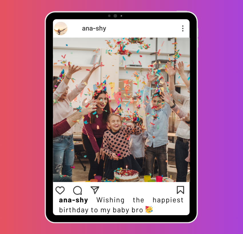 Alles Gute zum Geburtstag kleiner Bruder Beschriftungen für Instagram