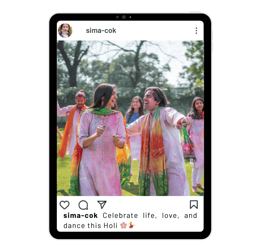 Holi Dance Captions for Instagram