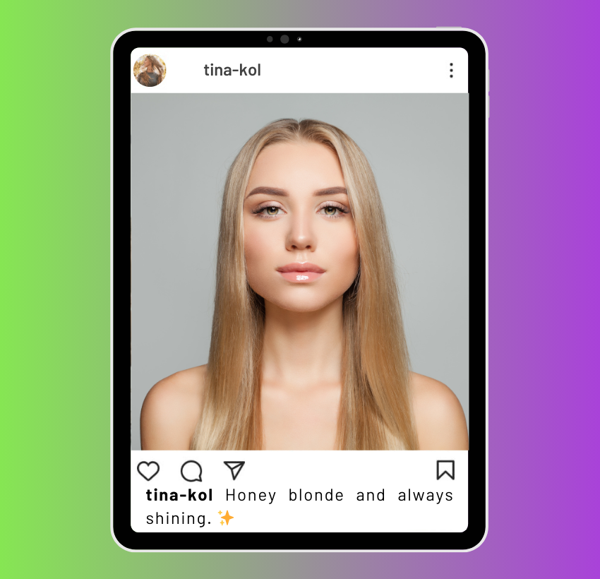 Honey Blonde Hair Captions for Instagram