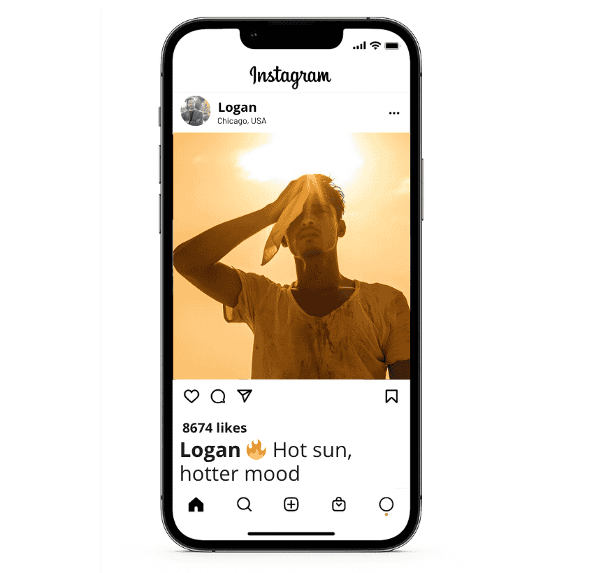 Hot Sun Captions for Instagram