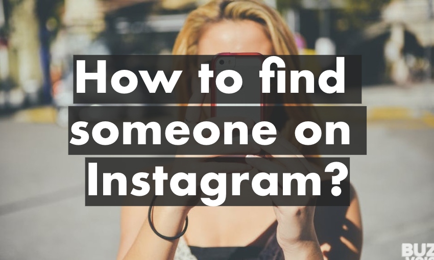 Wie finde ich jemanden auf Instagram?