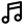 Icono de nota musical de Instagram para el conjunto de funciones de audio