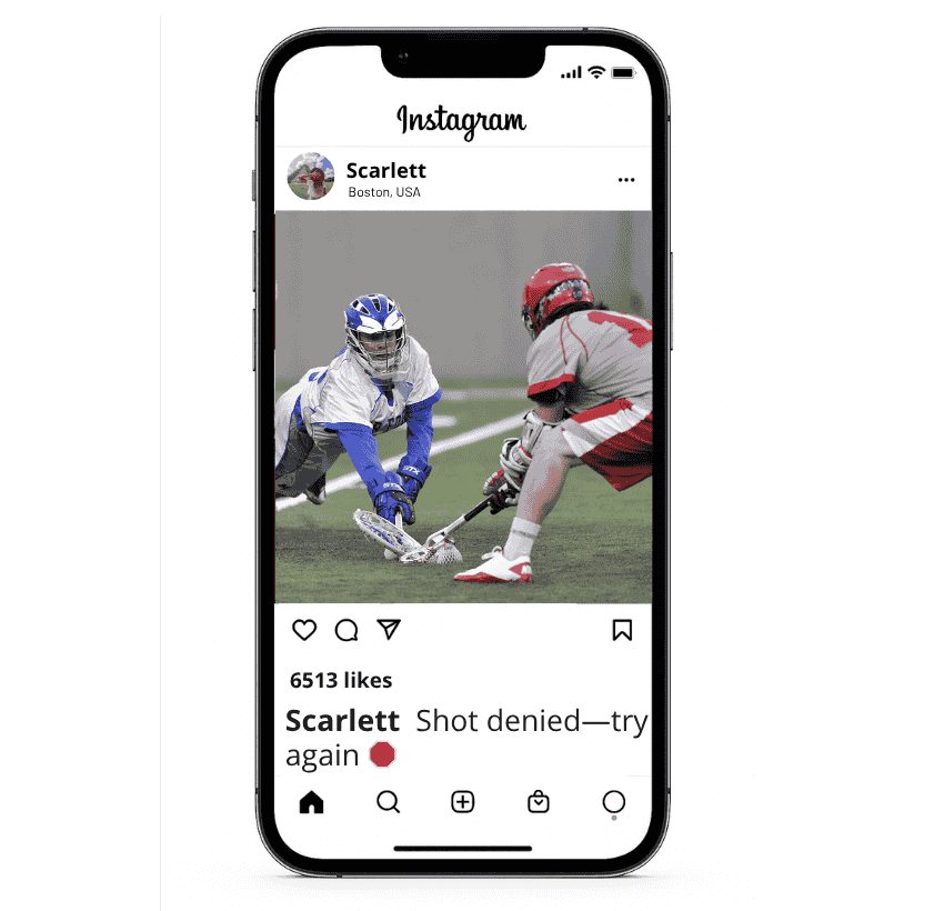 Lacrosse Torwart Instagram Bildunterschriften