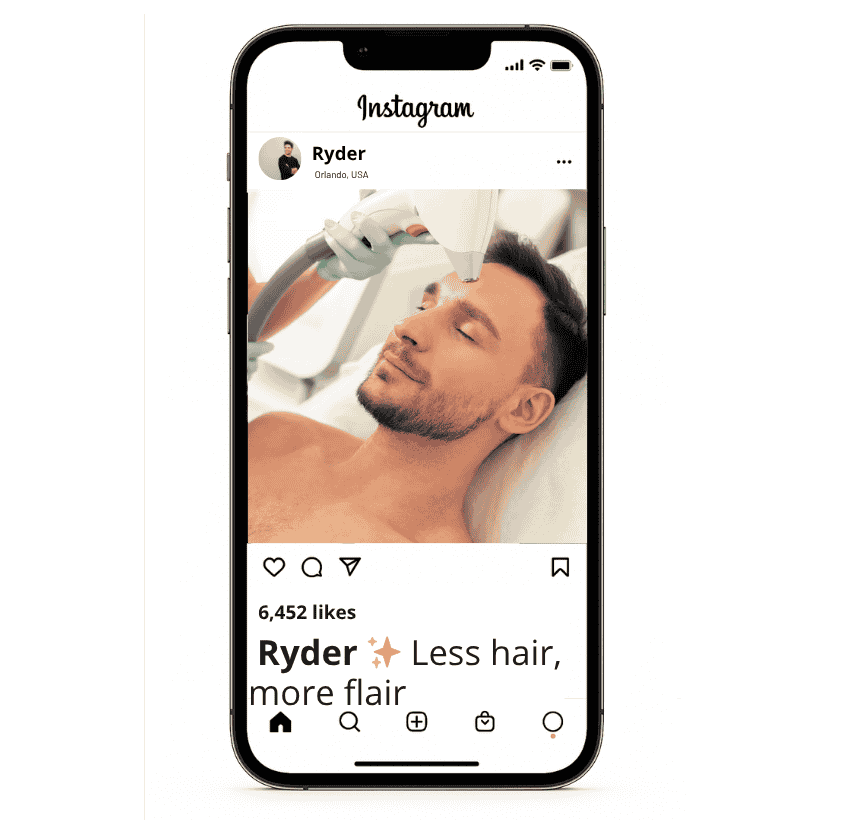 Legendas da depilação a laser para Instagram