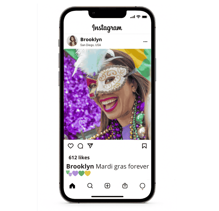 Mardi Gras Instagram Captions