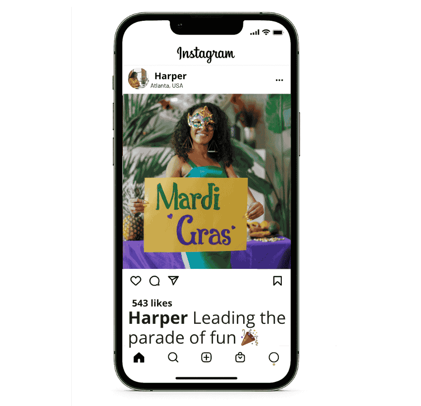 Mardi Gras Parade Instagram Bijschriften