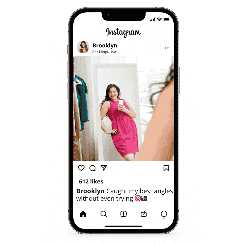 Mirror Pose Captions For Instagram