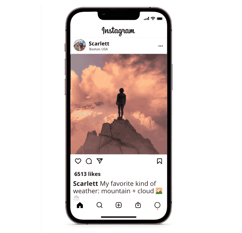 Mountain and Cloud Captions for Instagram